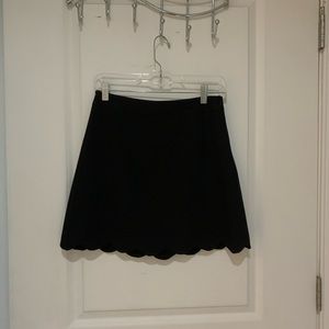 ASOS Mini Scalloped Hem Skirt